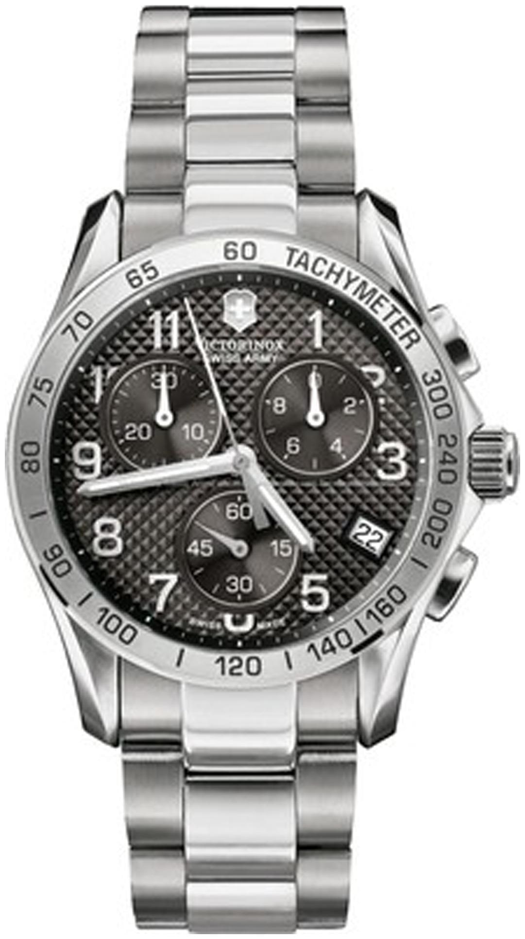 

Victorinox Silver Round Chronograph Watch