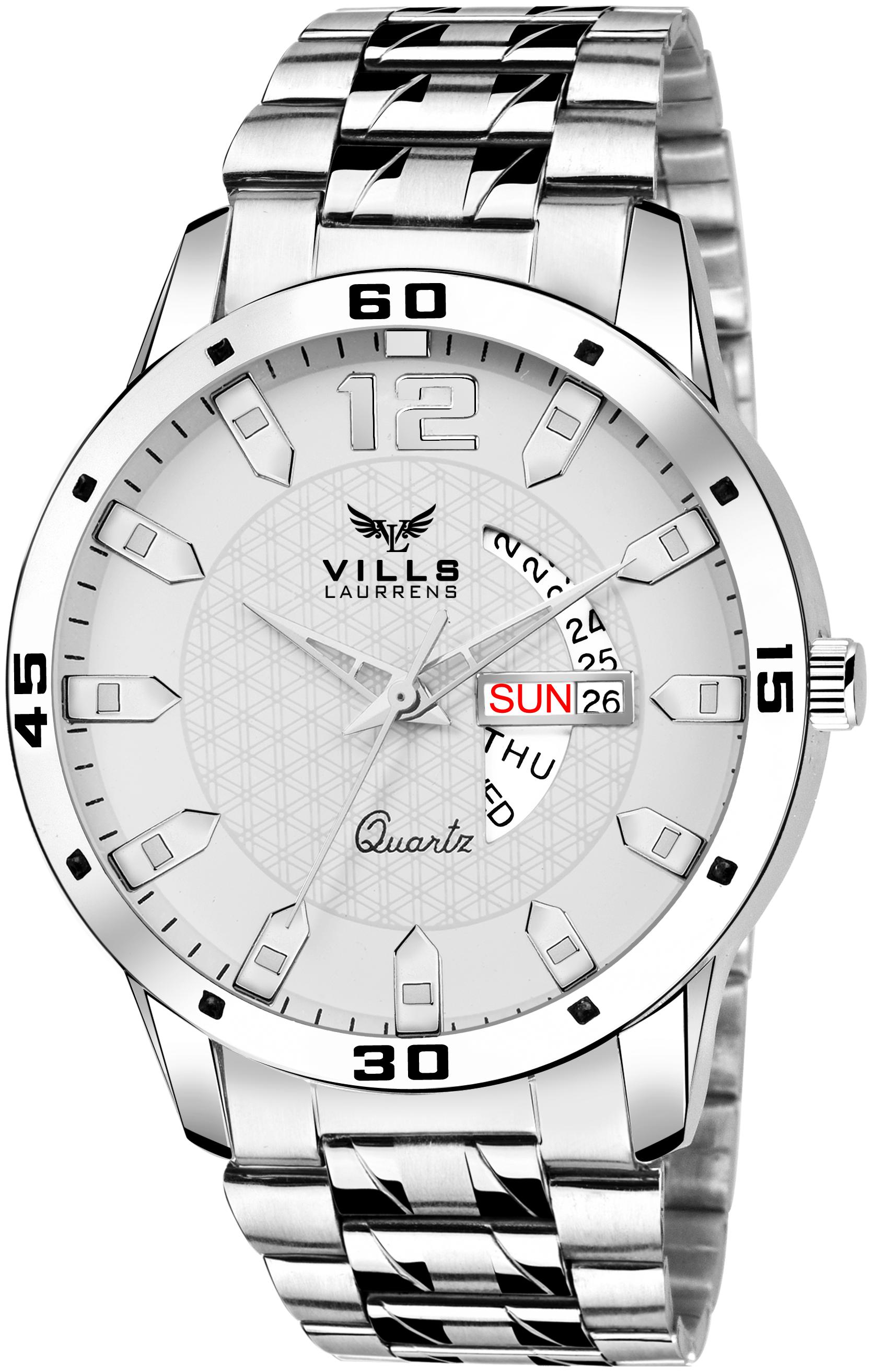 

Vills Laurrens VL-1049 White Day and Date Series Watch - for Men
