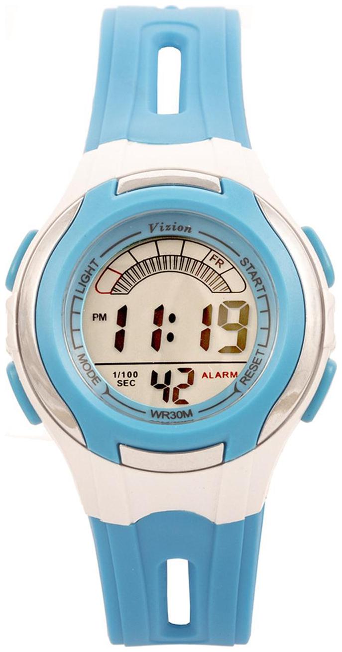 

Vizion Digital Multi-color Dial Sports-alarm-backlight Watch For Kids-v-8545019b-5
