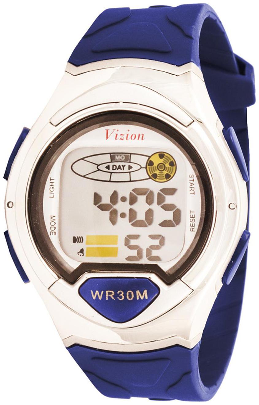 

Vizion Digital Multi-color Dial Sports-alarm-backlight Watch For Kids-v-8503b-4