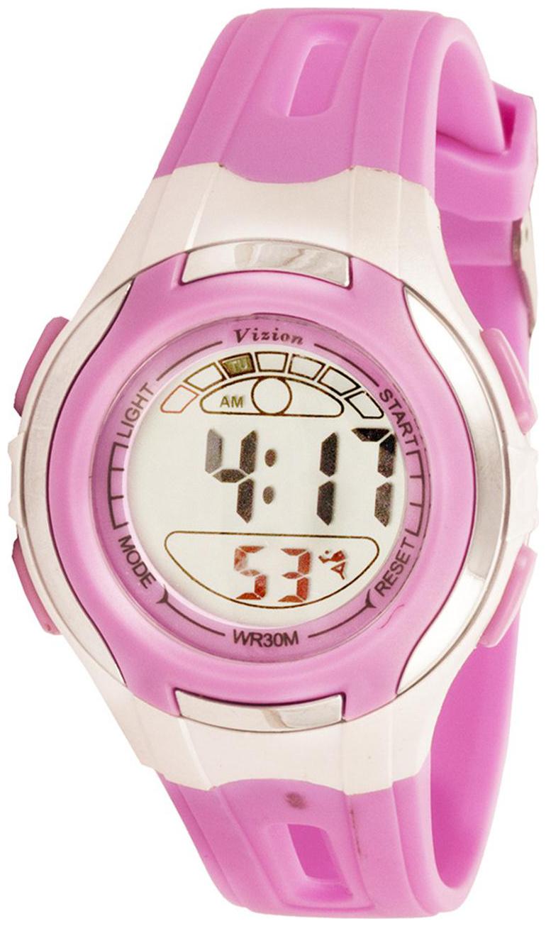 

Vizion Digital Multi-color Dial Sports-alarm-backlight Watch For Kids-v-8545071-4