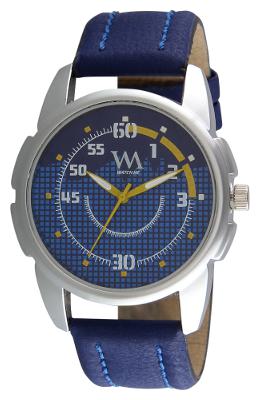 

Watch Me Denim Jeans Blue Dial Blue Leather Watch for Men AWC-019