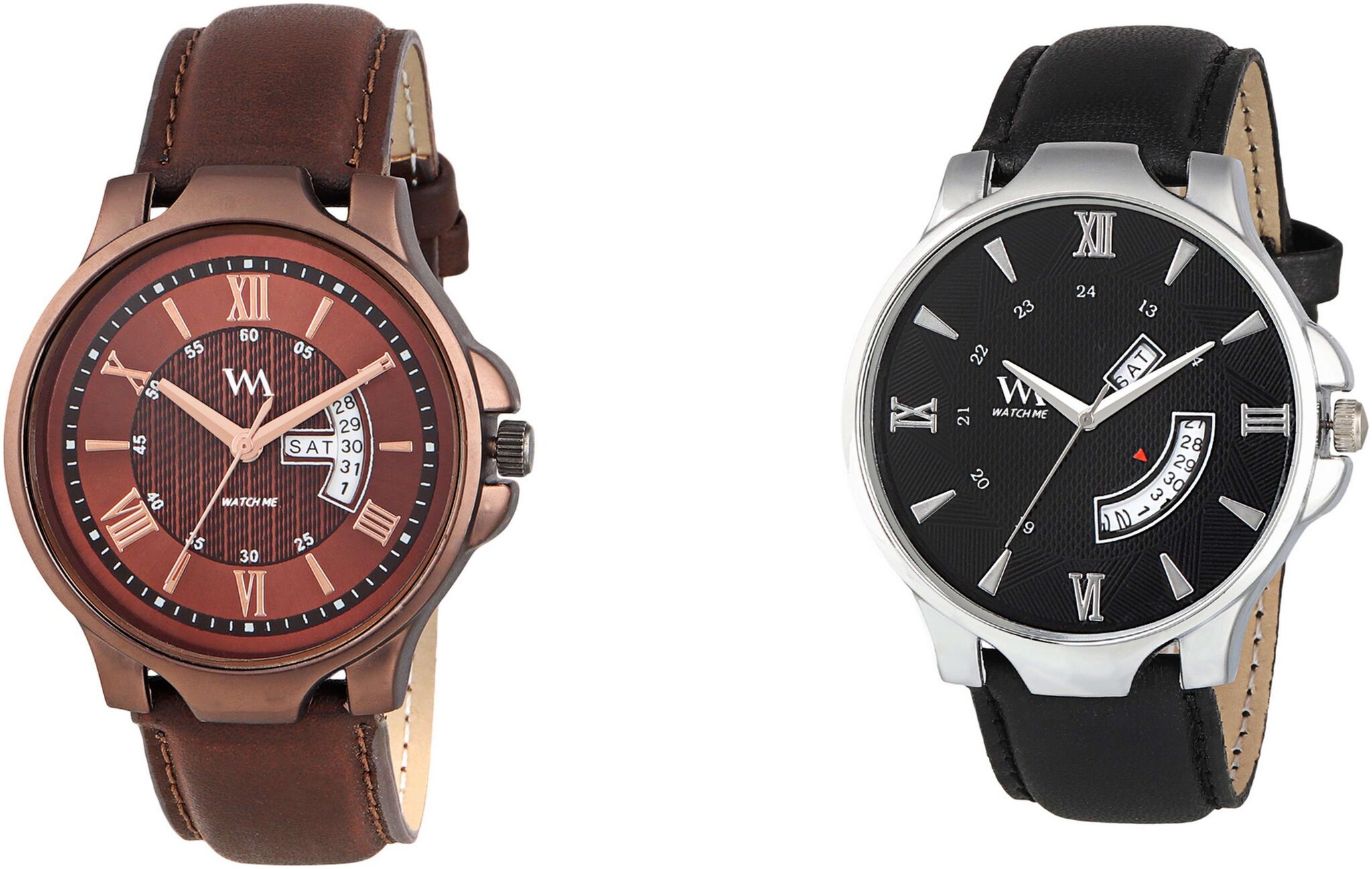 

Watch Me Gift Set of 2 Pair Collection Watches for Men and Boys DDWatch Me-045-39