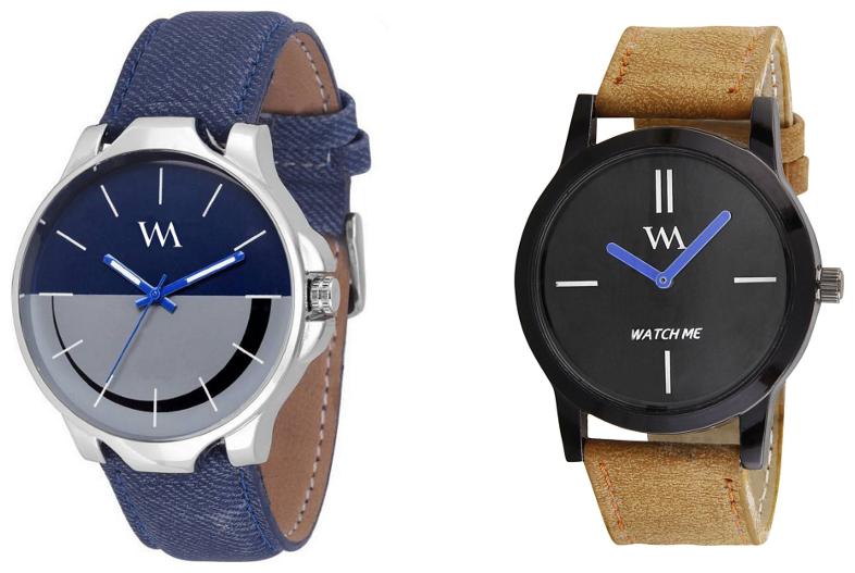 

Watch Me Gift Combo Set For Him Watches For Men Watches For Boys (Set Of Formal-Casual-Semi-Formal Watches)