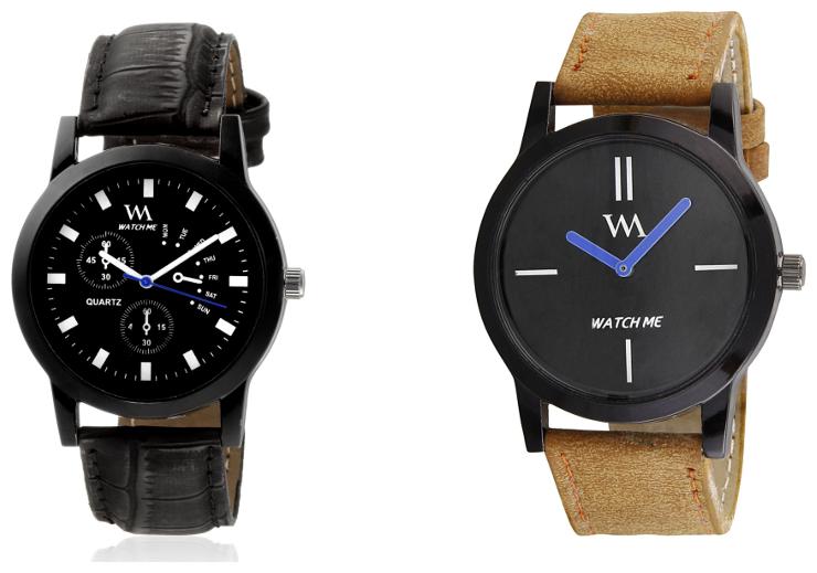 

Watch Me Gift Combo Set For Him Watches For Men Watches For Boys (Set Of Formal-Casual-Semi-Formal Watches)