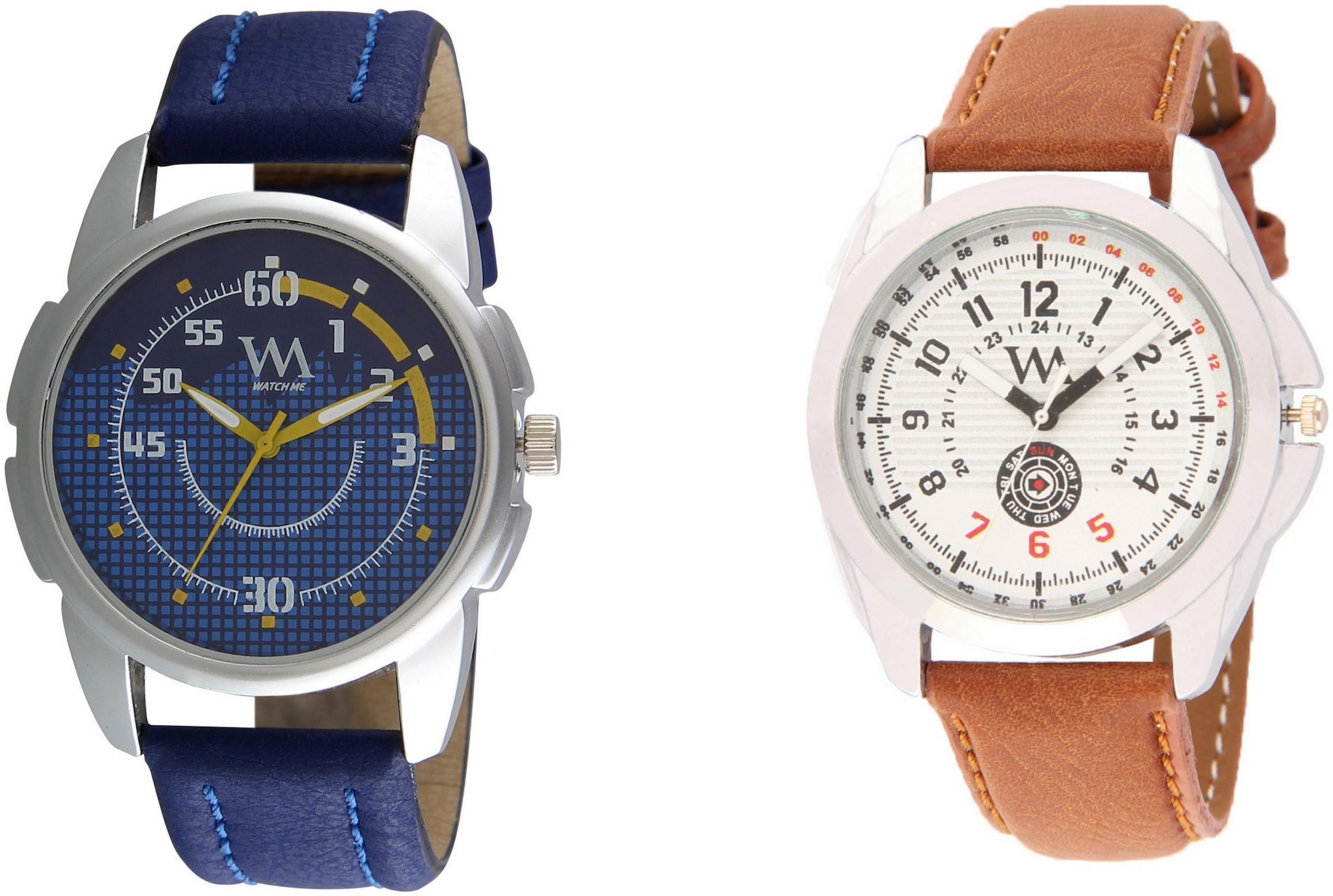 

Watch Me Watches Analog Combo for Men and Boys AWC-019-AWC-009