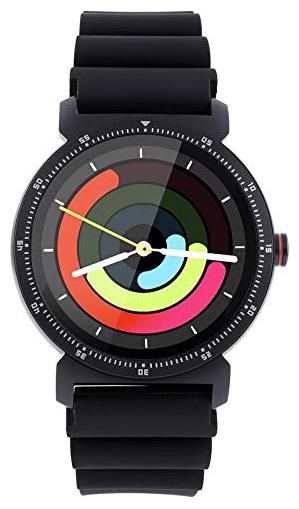 

Watchout Wearables Elegant Gen2 Carbon Racer Smart Watch with Heart Rate Monitor (Black Silicone)