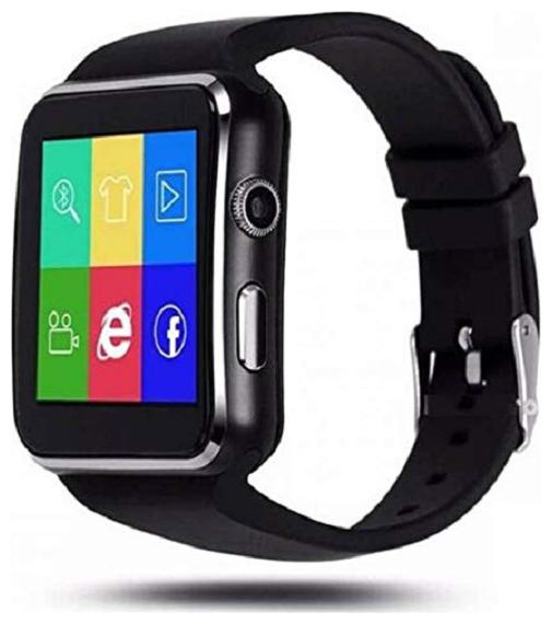 

Waylon X3S Bluetooth Smart Watch Touchscreen Smart Wrist Watch Smartwatch Phone Fitness Tracker With Sim Sd Card Camera Pedometer Compatible iOS Iphone Android For Men Women (Black)