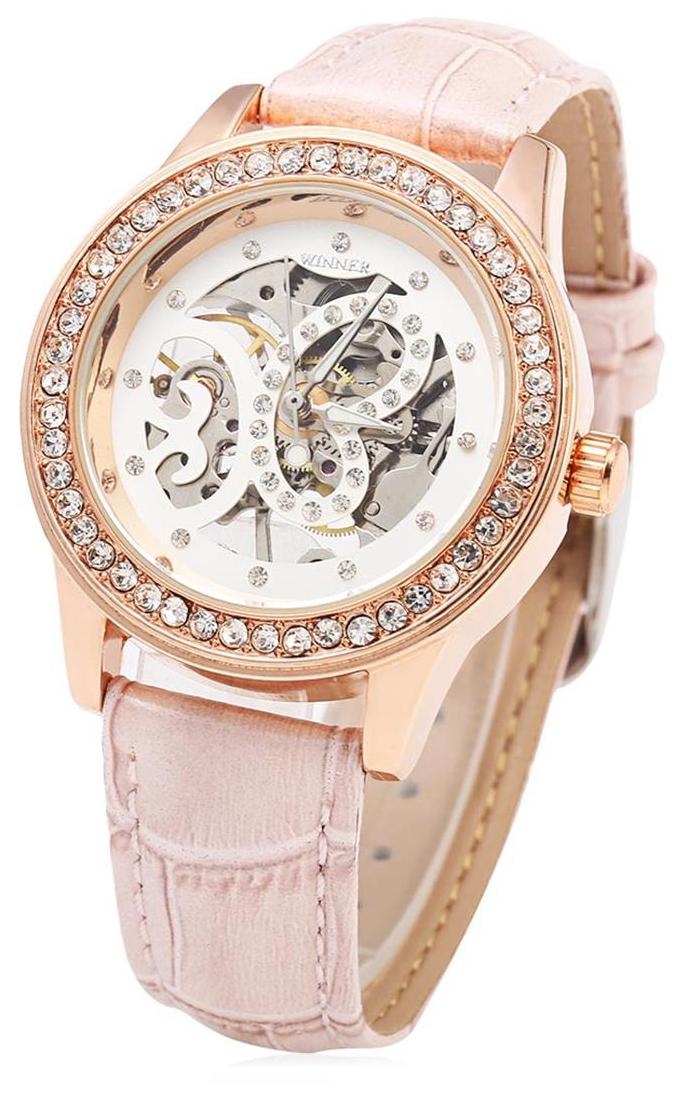 Buy Winner F1205254 Automatic Hand-wind Movement Mechanical Watch for Ladies Online at Low Prices in India - Paytmmall.com
