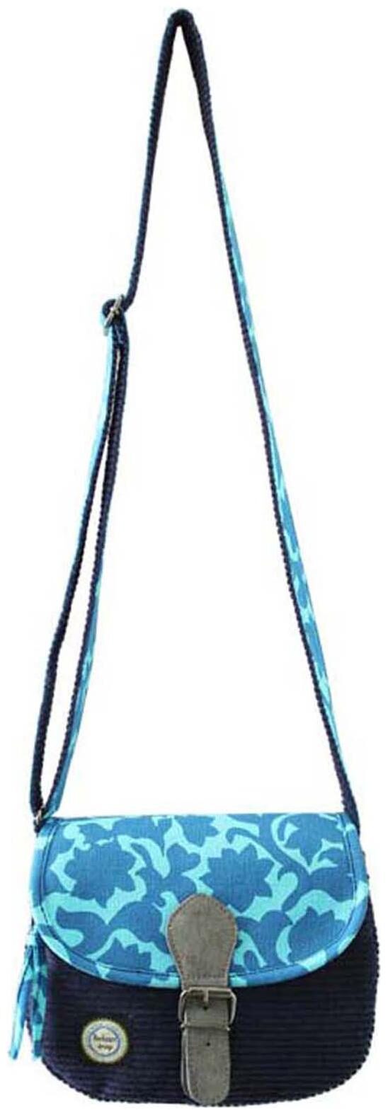 

Anekaant Blue Canvas Solid Sling Bag