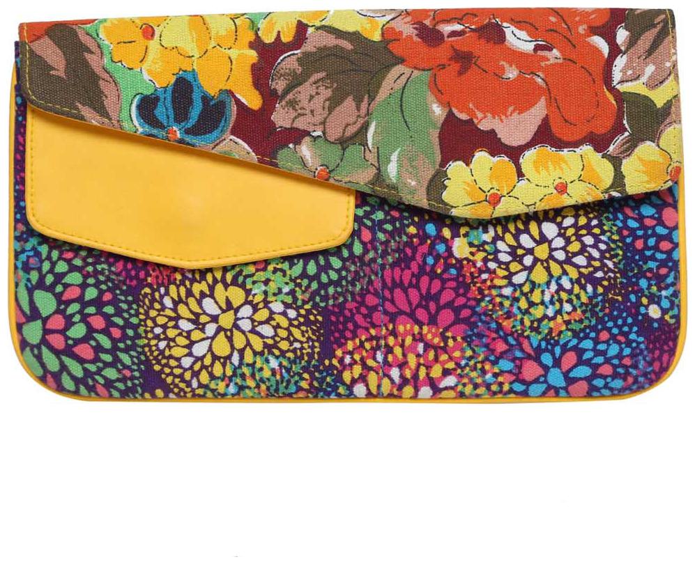 

Anekaant Women Multi Canvas Clutch