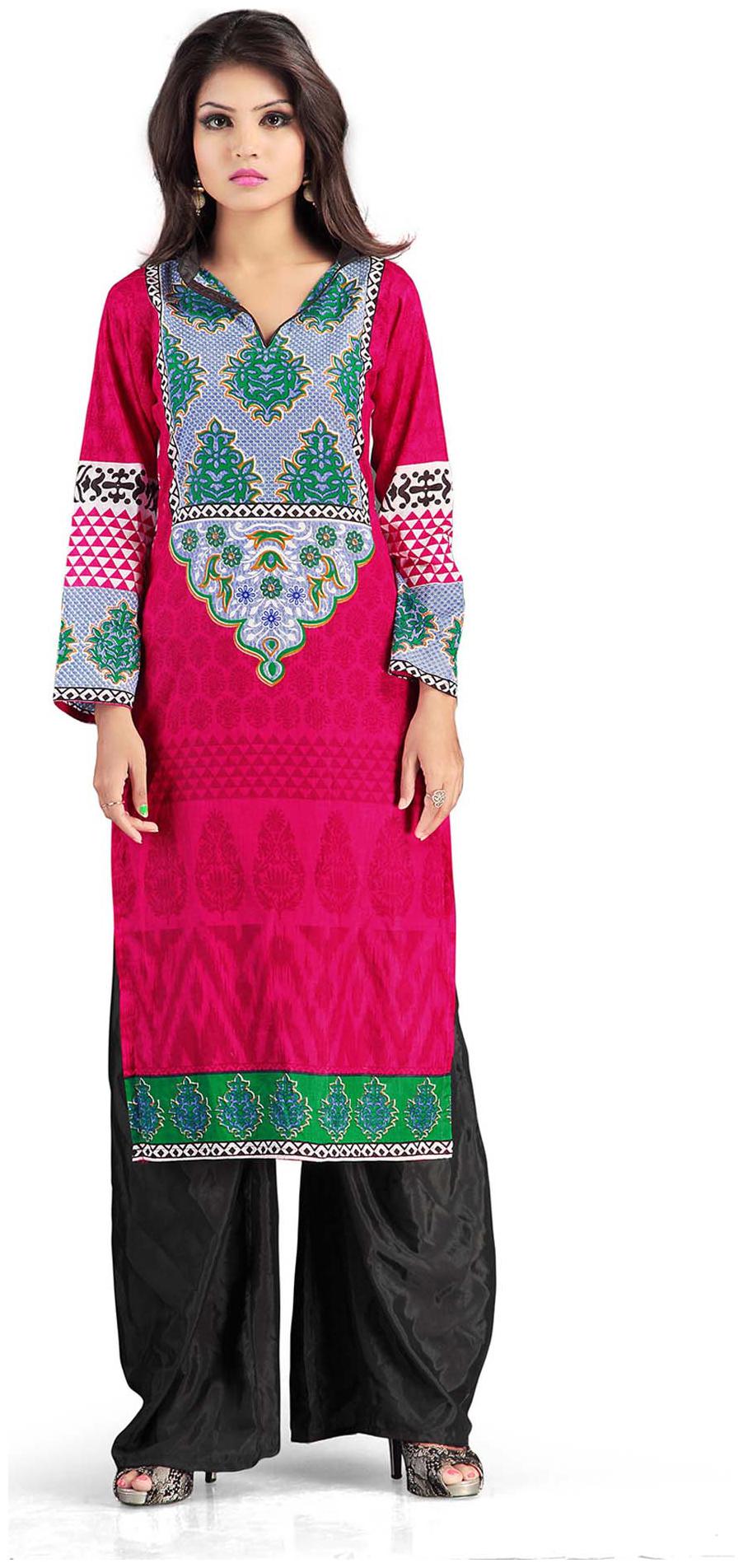 

Admyrin Cotton Traditional Motif Kurti (Size-L)