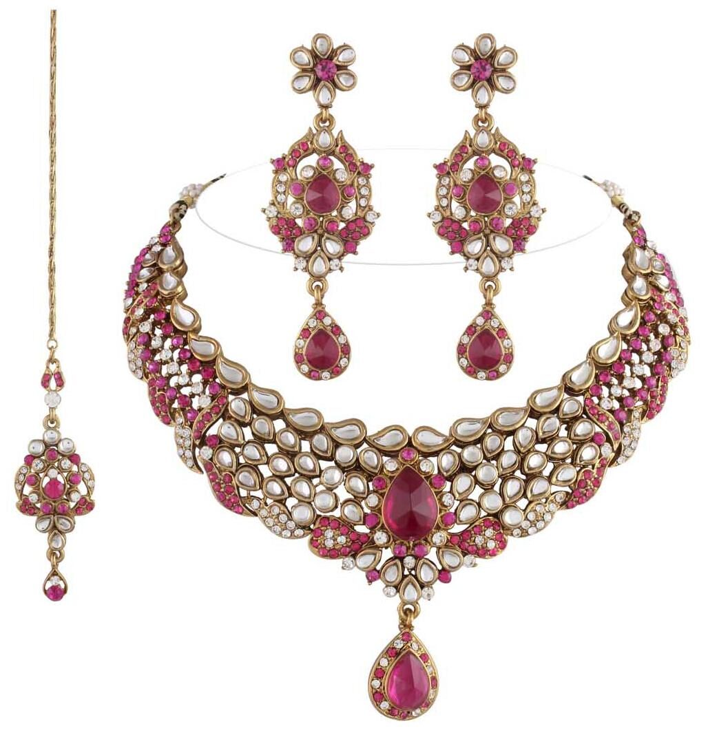 

I Jewels Hand Crafted Kundan Set For Women