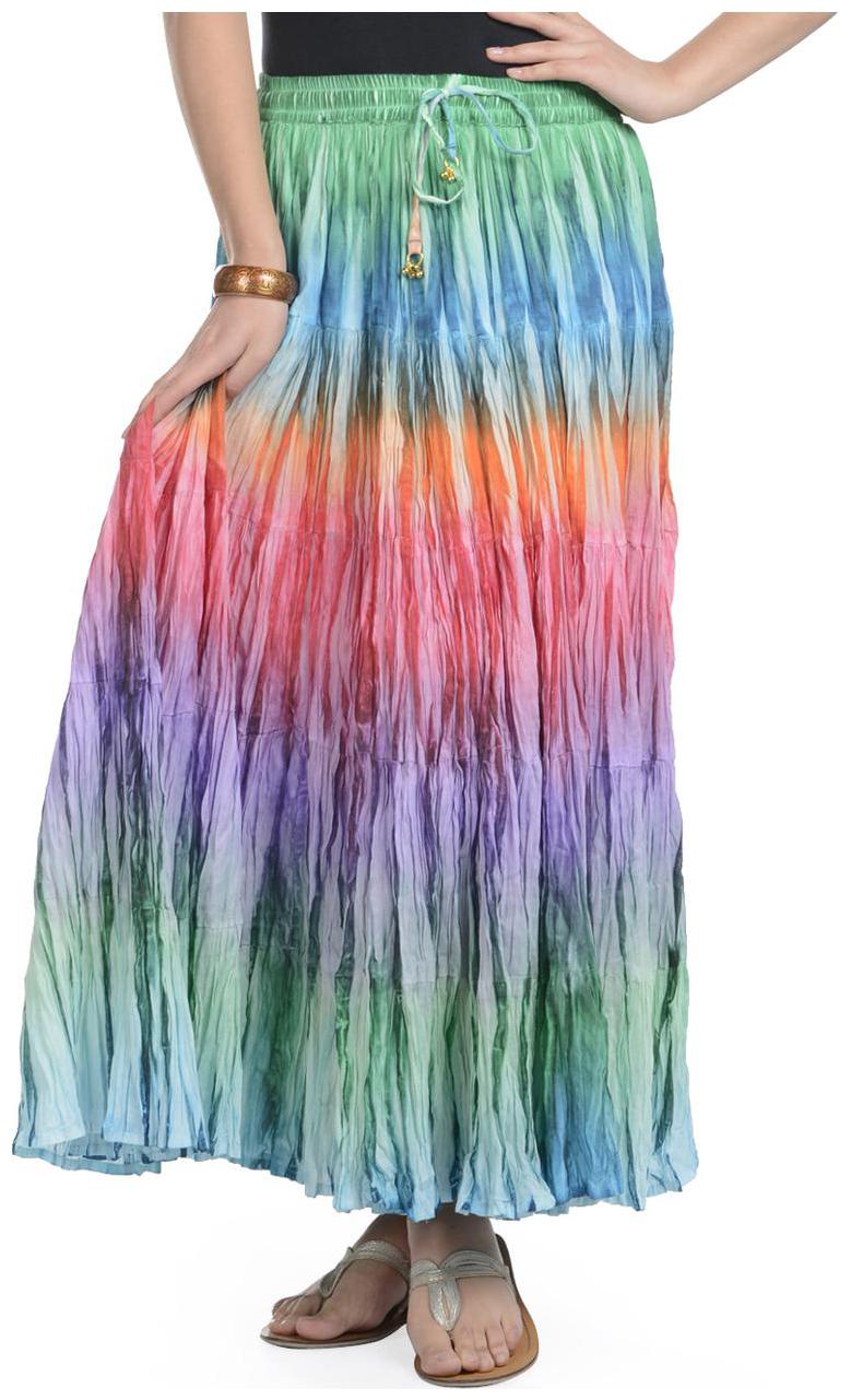 

Rajasthani Sarees Multicolor Long Skirt