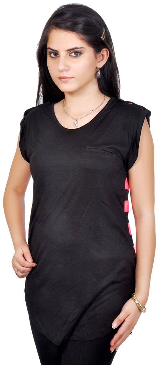 Concepts Women Solid Regular top - Black