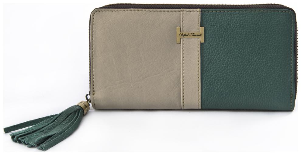 

Sophia Visconti Women Green Leather Wallet