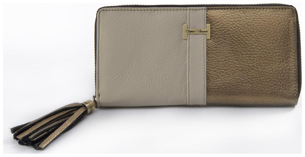 

Sophia Visconti American Zip Wallet Get 1 Designer Scarf Free (Assorted)
