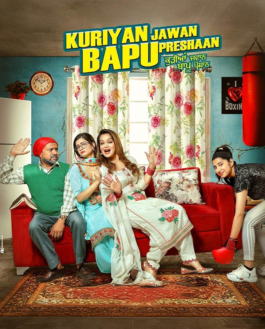 Kuriyan Jawan Bapu Preshaan (2021) Poster
