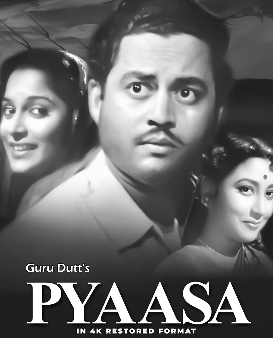 Pyaasa (1957) Poster